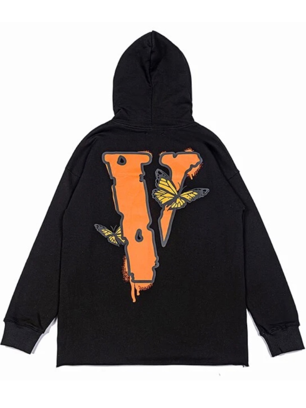 VLONE X Juice Wrld 'Legends Never Die' Butterfly Hoodie (L)